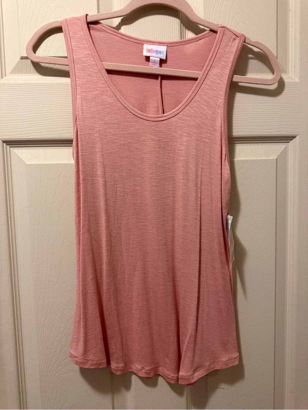 LuLaRoe Dusty Rose Sleeveless Tank Top size small